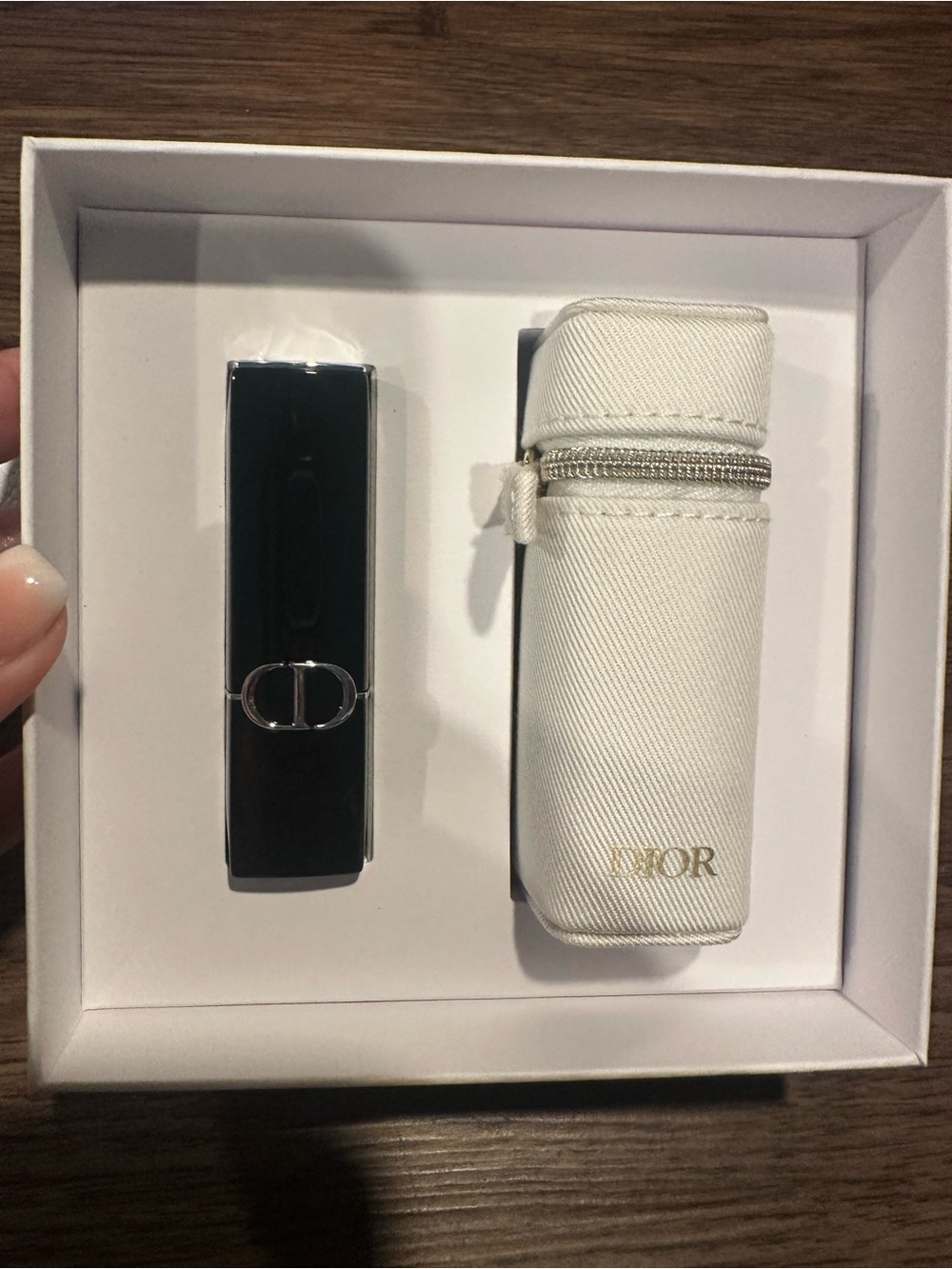 Dior lipstick with lip case set